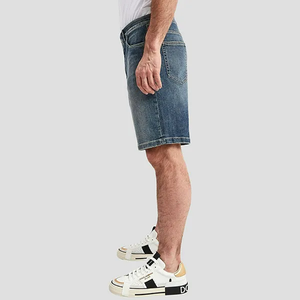 Quần Short Nam Dolce & Gabbana D&G Light Blue With Black Tag GWNXAD G8GW9 S9001 Màu Xanh