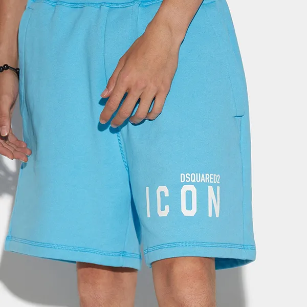 Quần Short Nam Dsquared2 S79MU0005 S25516 Icon Relax Màu Xanh Blue - Thời trang - Vua Hàng Hiệu