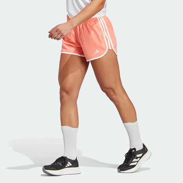 Quần Short Nữ Adidas Marathon Running 20 HY5430 Màu Cam Size 2XS 4in - 3