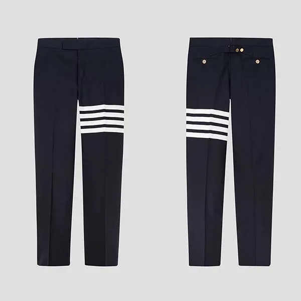 Quần Tây Nam Thom Browne Black With 4Bar Printed MTC001A 06146/415 Màu Đen Size 2 - Thời trang - Vua Hàng Hiệu