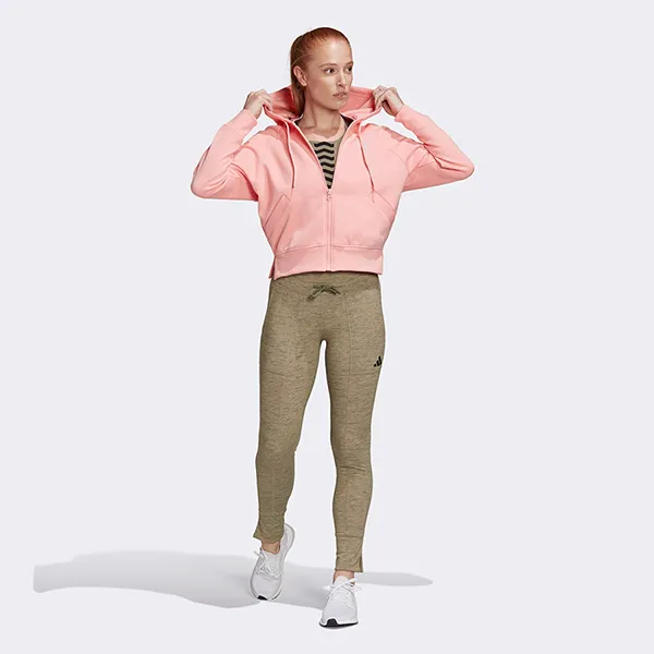 Quần Thể Thao Nữ Adidas High Waisted Tight Pants FL1864 Màu Xanh Size L - Thời trang - Vua Hàng Hiệu