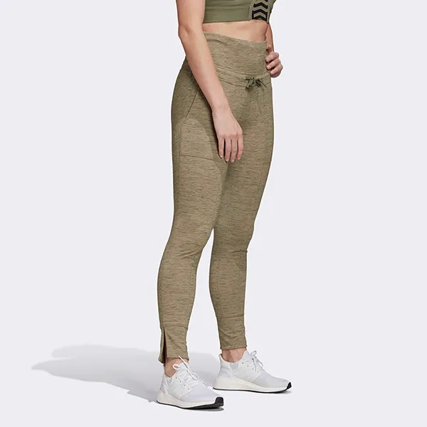 Quần Thể Thao Nữ Adidas High Waisted Tight Pants FL1864 Màu Xanh Size L - Thời trang - Vua Hàng Hiệu