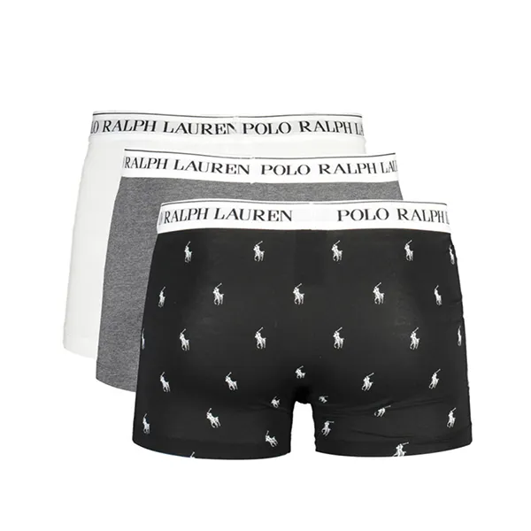 Set 3 Quần Lót Nam Ralph Lauren 714830299053_GRIGIO_MULTI Màu Đen/Trắng/Xám Size L - Thời trang - Vua Hàng Hiệu