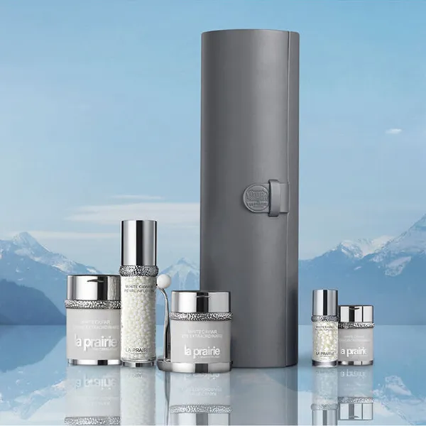 Set Chăm Sóc Da La Prairie White Caviar Luxury Holiday Ritual 5 Món