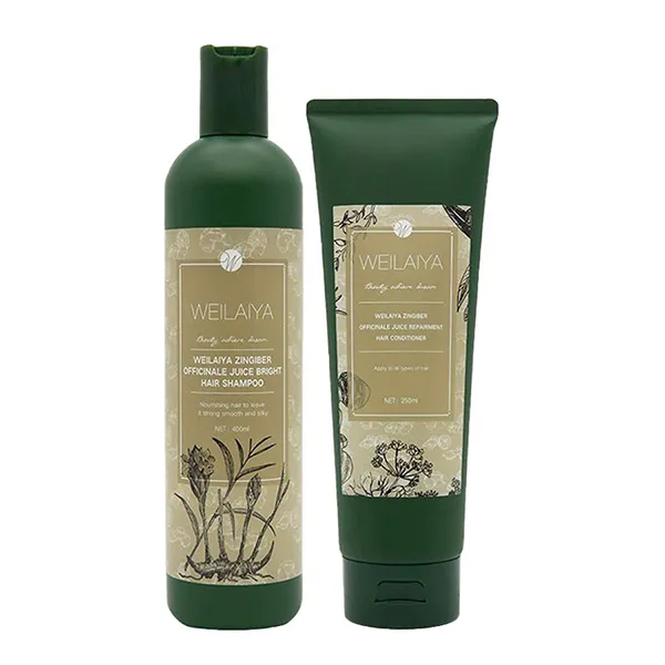 Set Dầu Gội + Dầu Xả Weilaiya Zingiber Officinale Juice Hair - Chăm sóc tóc - Vua Hàng Hiệu