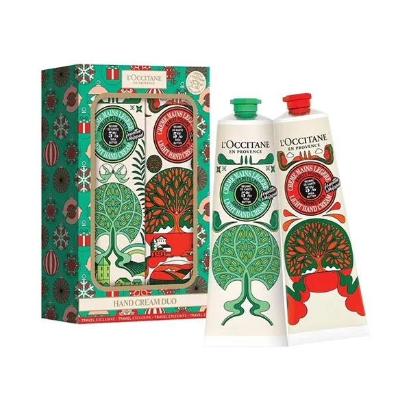 Set Dưỡng Da Tay L’Occitane Holiday 2023 Hand Cream Duo 150ml x 2