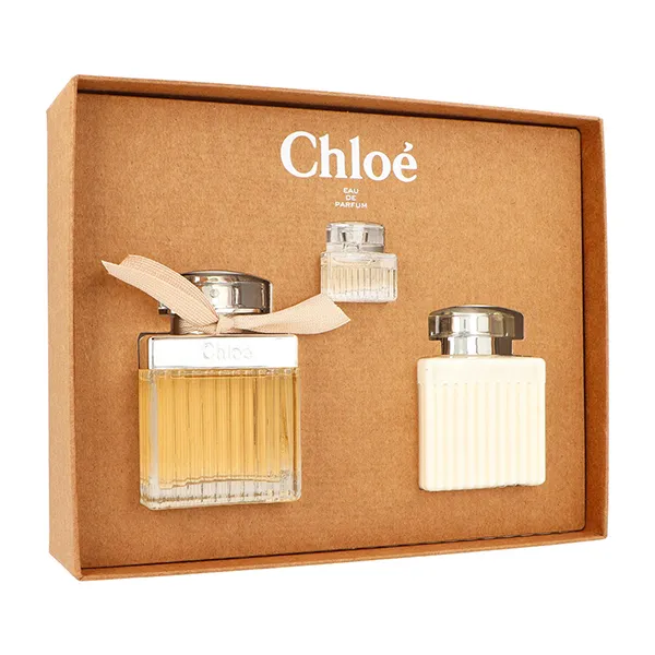 Set Nước Hoa Nữ Chloé Eau De Parfum 3 Món ( EDP 75ml + Mini EDP 5ml + Body Lotion 100ml) - Nước hoa - Vua Hàng Hiệu