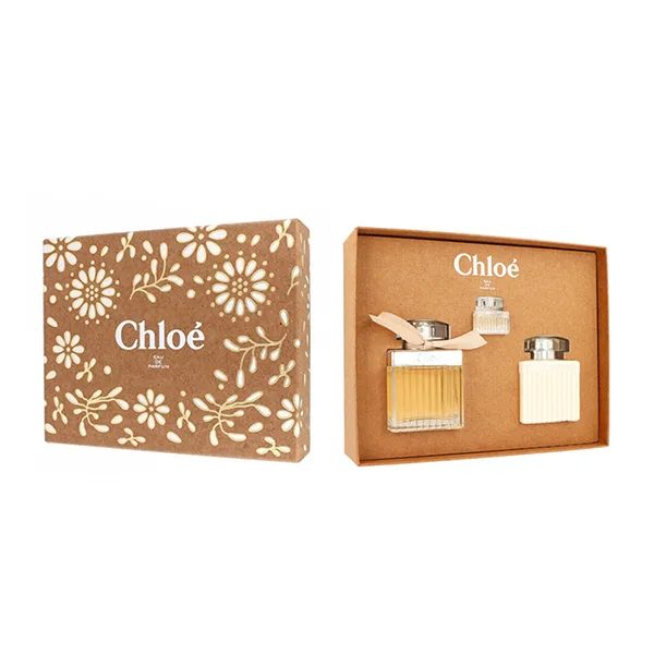 Set Nước Hoa Nữ Chloé Eau De Parfum 3 Món ( EDP 75ml + Mini EDP 5ml + Body Lotion 100ml) - Nước hoa - Vua Hàng Hiệu