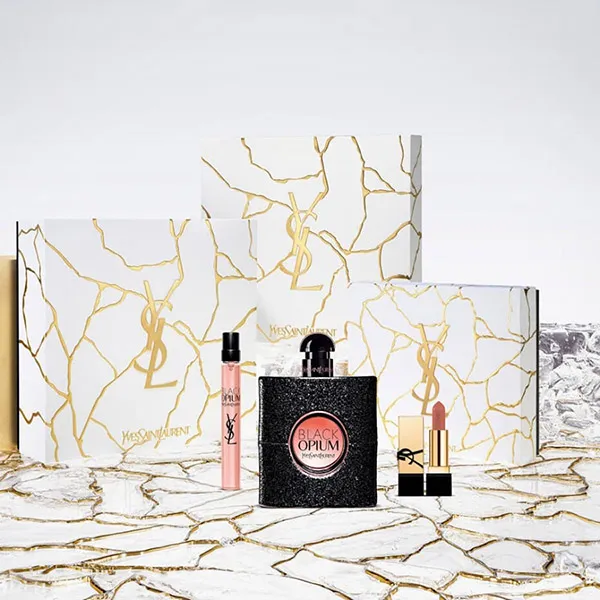 Set Nước Hoa Nữ Yves Saint Laurent YSL Black Opium Eau De Parfum Gift Set 2023