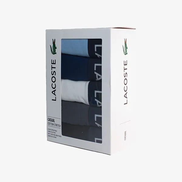 Set Quần Lót Nam Lacoste Men's Stretch Cotton Boxer Brief 5-Pack 6H962651 Phối Màu Size L - Thời trang - Vua Hàng Hiệu
