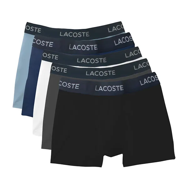 Set Quần Lót Nam Lacoste Men's Stretch Cotton Boxer Brief 5-Pack 6H962651 Phối Màu Size L - Thời trang - Vua Hàng Hiệu