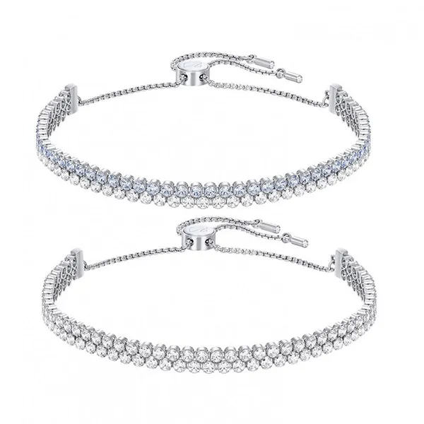 Set Vòng Đeo Tay Nữ Swarovski Subtle Bracelet Set 5253055 Màu Bạc