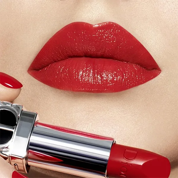 Set Son Dior Rouge Dior Lipstick Màu 999 Satin, 999 Matte, 999 Velvet ( 3 x 3.5g)