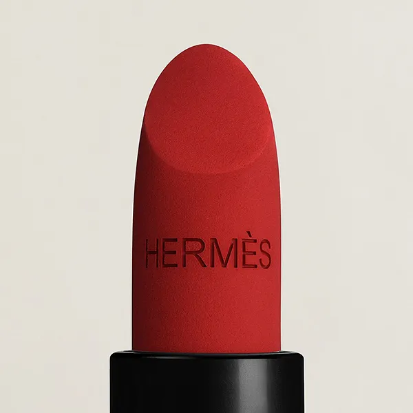 Son Hermès Rouge Matte Lipstick Limited Edition 62 Rouge Feu Màu Đỏ Cam (Limited 2022)