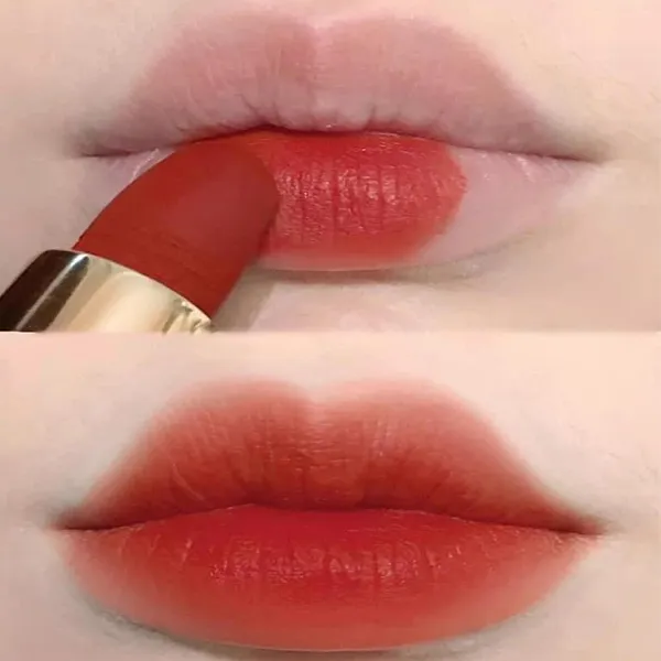Son Lancôme L'Absolu Rouge Intimatte 196 French Touch Màu Đỏ Cam Cháy - Son Môi - Vua Hàng Hiệu