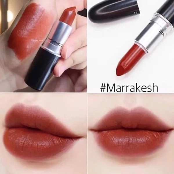 Son MAC 646 Marrakesh Màu Đỏ Nâu - Son Môi - Vua Hàng Hiệu