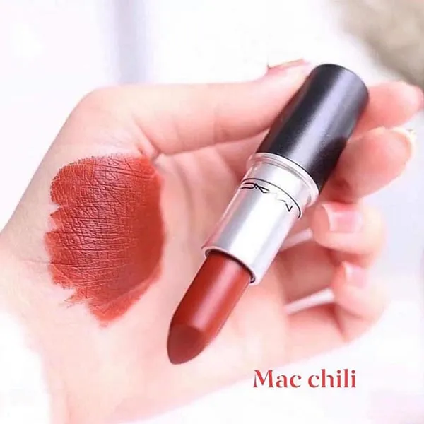 Son MAC Chili 602 Đẹp Sang Chảnh Màu Đỏ Gạch