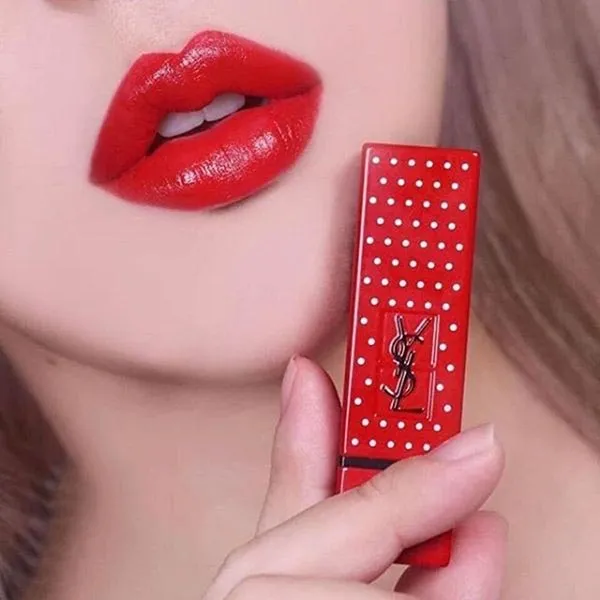 Son Yves Saint Laurent YSL 01 Le Rouge Stud Edition Collector Rouge Pur Couture Quyến Rũ Màu Đỏ Tươi