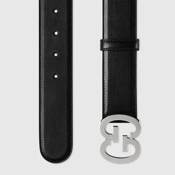 Thắt Lưng Nam Gucci GG Buckle Wide Belt 7458260YA0N1000 Màu Đen Size 90 - Thắt lưng - Vua Hàng Hiệu