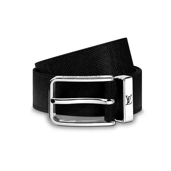 Thắt Lưng Nam Louis Vuitton LV Pont Neuf 35mm Taiga Leather M0000S Màu Đen Size 100 - Thắt lưng - Vua Hàng Hiệu