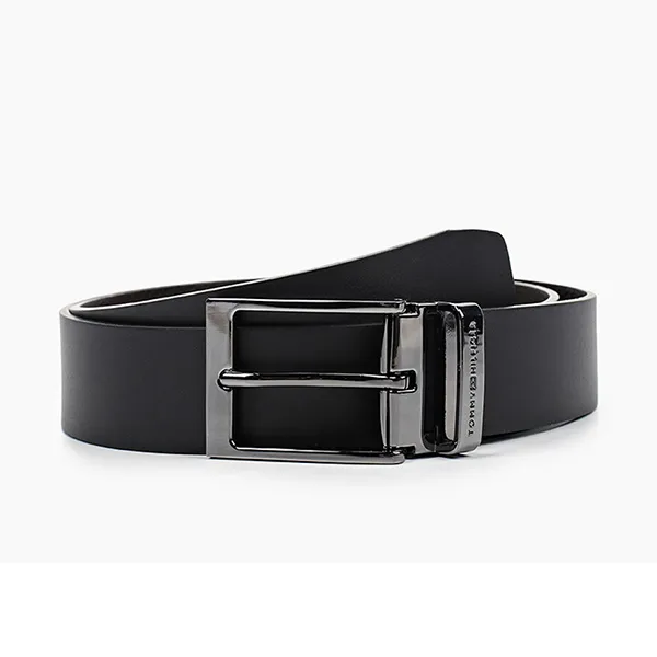 Thắt Lưng Nam Tommy Hilfiger Leather Belt Hai Mặt AM0AM07983_MARRONE_0GN Màu Nâu Đen Size 115 - Thắt lưng - Vua Hàng Hiệu