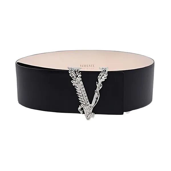 Thắt Lưng Versace Virtus Belt DCDH511-DV3T-1B00P Màu Đen Size 85 - Thắt lưng - Vua Hàng Hiệu