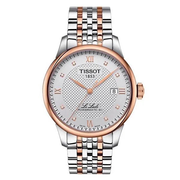 Đồng Hồ Nam Tissot Le Locle Powermatic 80 T006.407.22.036.00 Màu Vàng Bạc
