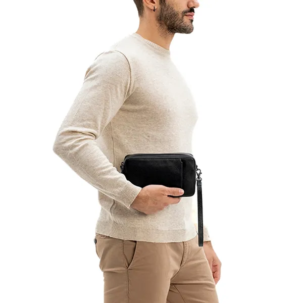 Túi Cầm Tay Nam Gianni Conti Clutch 1812218 Màu Đen - Túi xách - Vua Hàng Hiệu