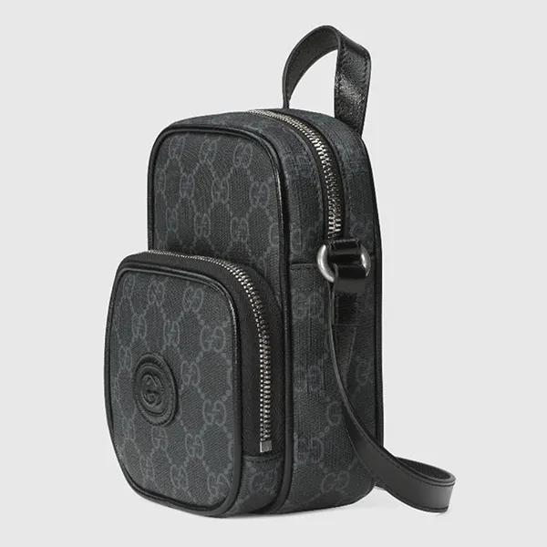 Túi Đeo Chéo Gucci Interlocking Mini Bag Shoulder 672952 Màu Đen - Túi xách - Vua Hàng Hiệu