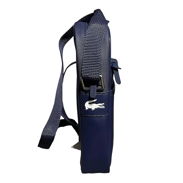 Túi Đeo Chéo Lacoste Men’s Sport Ultimum Lettering Vertical Bag NH2225UT Màu Xanh Navy