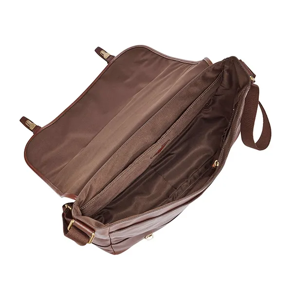 Túi Đeo Chéo Nam Fossil Evan Messenger Bag SBG1161200 Màu Nâu - 3