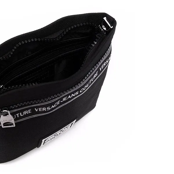 Túi Đeo Chéo Nam Versace Jeans Couture Logo-patch Zip-up Messenger Bag Màu Đen - Túi xách - Vua Hàng Hiệu