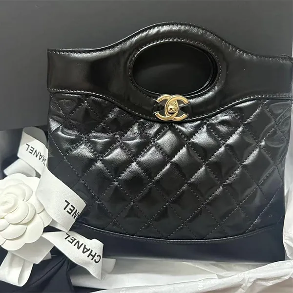 Túi Đeo Chéo Nữ Chanel 31 Small Bag Calfskin Black Màu Đen - Túi xách - Vua Hàng Hiệu