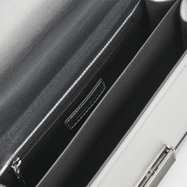 Túi Đeo Chéo Nữ Charles & Keith CNK Charlot Bag - Silver 80781400 Màu Bạc