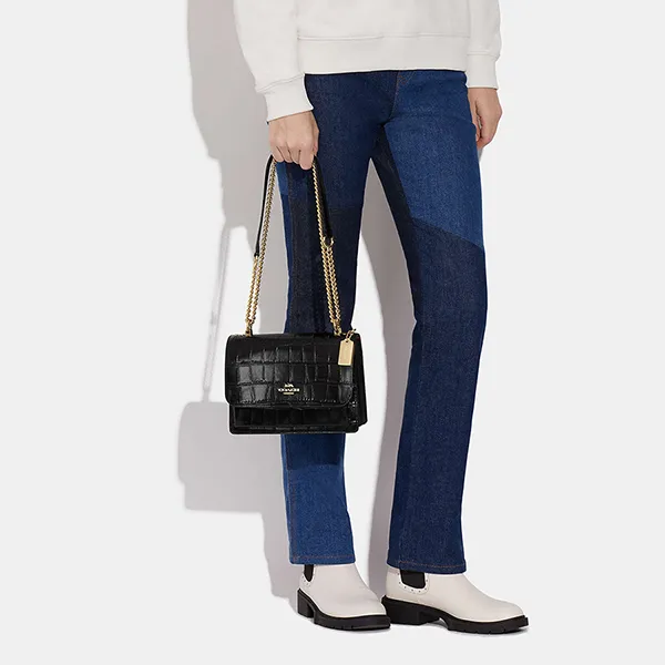 Túi Đeo Chéo Nữ Coach Klare Crossbody CC840 Màu Đen - Túi xách - Vua Hàng Hiệu