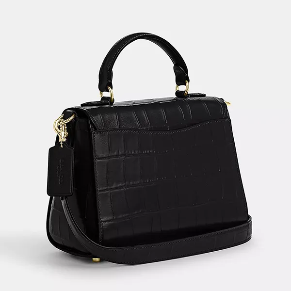 Túi Đeo Chéo Nữ Coach Morgan Top Handle Satchel CN747 Màu Đen - Túi xách - Vua Hàng Hiệu
