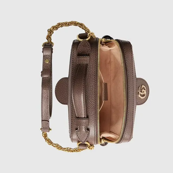 Túi Đeo Chéo Nữ Gucci Ophidia GG Mini Shoulder Bag 602576-K05NB-8745 Màu Nâu Be - Túi xách - Vua Hàng Hiệu