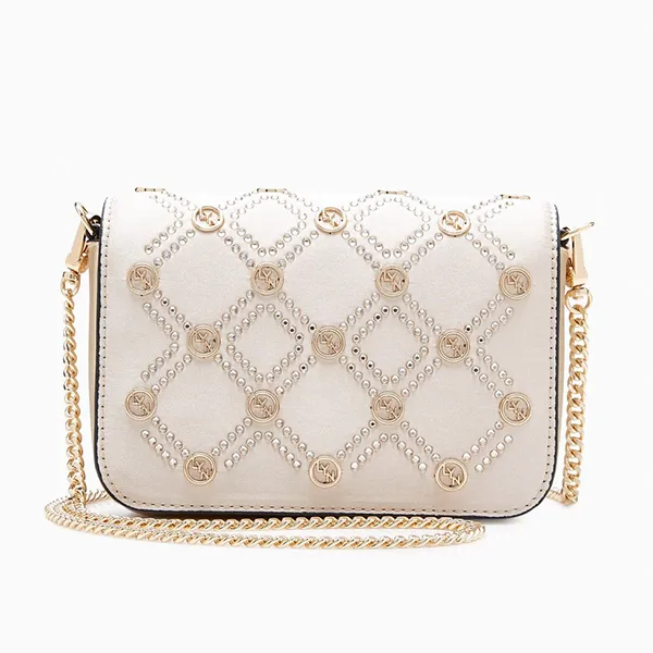 Túi Đeo Chéo Nữ Lyn Glitzy S Shoulder Bags LL23WBF093 Gold Màu Vàng Trắng