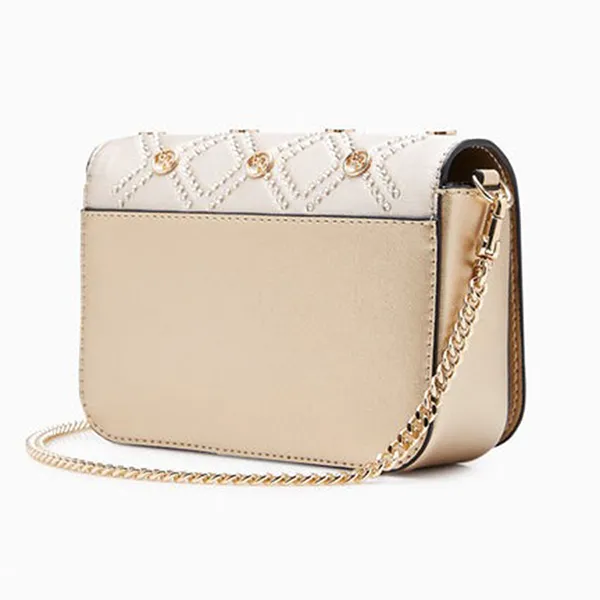 Túi Đeo Chéo Nữ Lyn Glitzy S Shoulder Bags LL23WBF093 Gold Màu Vàng Trắng