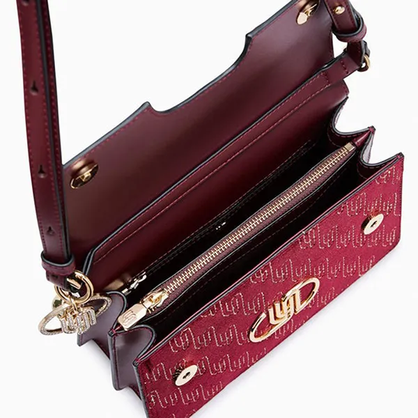 Túi Đeo Chéo Nữ Lyn Infinite Meya (EM) M Crossbody Bags LL23MBF276 Màu Đỏ