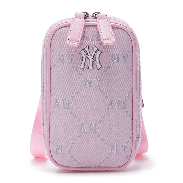 Túi Đeo Chéo Trẻ Em MLB Dia Monogram Mini Crossbag New York Yankees 7ACRMD94N-50PKL Màu Hồng - Túi xách - Vua Hàng Hiệu