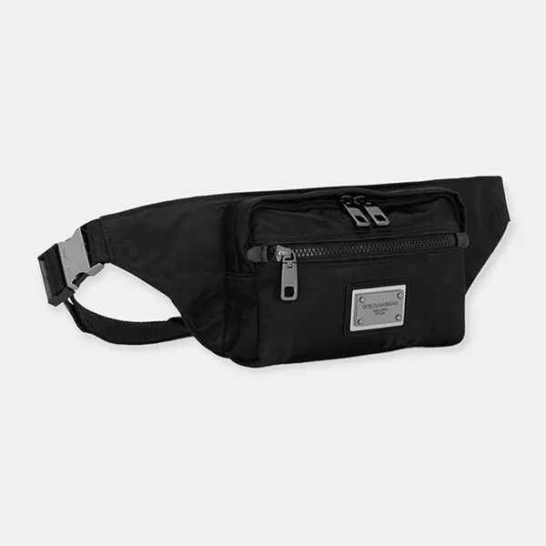 Túi Đeo Hông Nam Dolce & Gabbana D&G Belt Bags In Black AG184 8B956 Màu Đen - Túi xách - Vua Hàng Hiệu