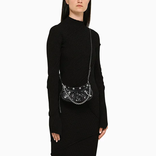 Túi Đeo Vai Nữ Balenciaga Clutch Màu Đen