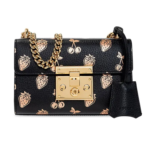 Túi Đeo Vai Nữ Gucci Berry Padlock Small Shoulder Bag 409487 1T5ZG-1170 Màu Đen - Túi xách - Vua Hàng Hiệu