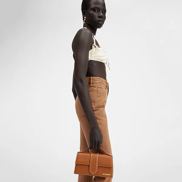 Túi Đeo Vai Nữ Jacquemus Brown Le Grand Bambino 213BA0073072811 Màu Nâu - Túi xách - Vua Hàng Hiệu