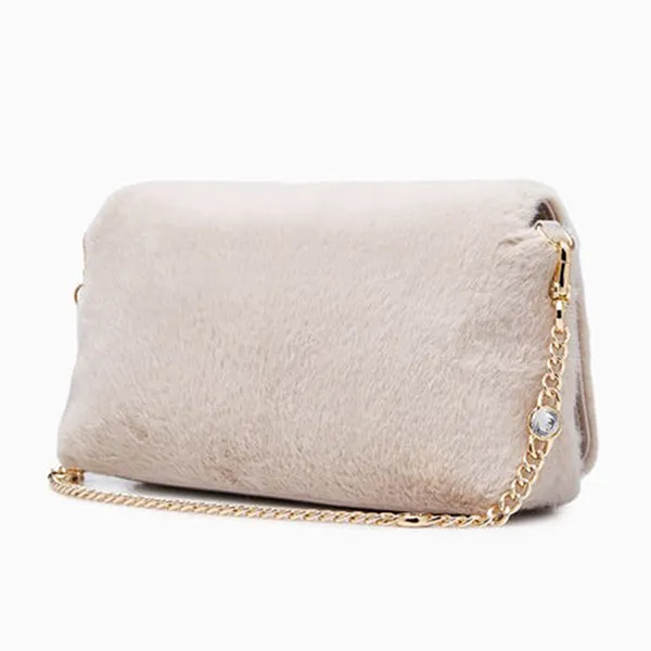 Túi Đeo Vai Nữ Lyn Enid Shoulder Bags LL23WBF047 Màu Nâu Nhạt