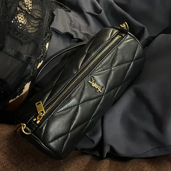 Túi Đeo Vai Nữ Yves Saint Laurent YSL Sade Shoulder Bags Màu Đen