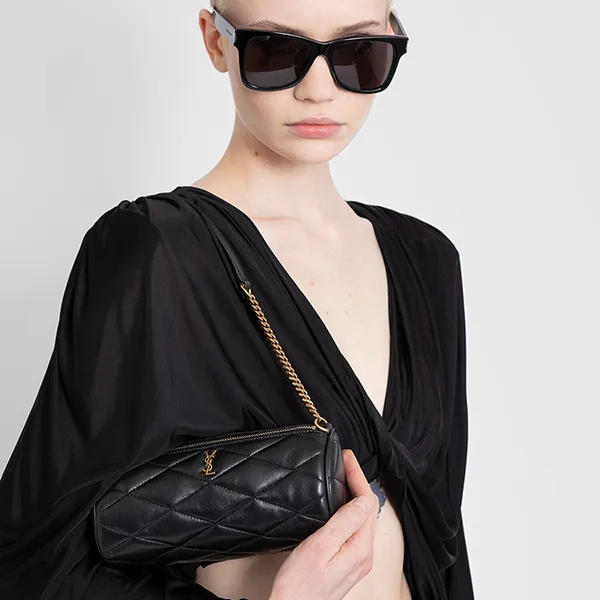 Túi Đeo Vai Nữ Yves Saint Laurent YSL Sade Shoulder Bags Màu Đen