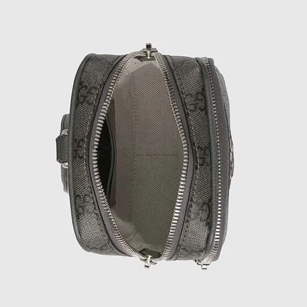 Túi Đeo Vai Unisex Gucci Ophidia GG Mini Shoulder Bag 752565UULHK8576 Màu Xám Đen - Túi xách - Vua Hàng Hiệu
