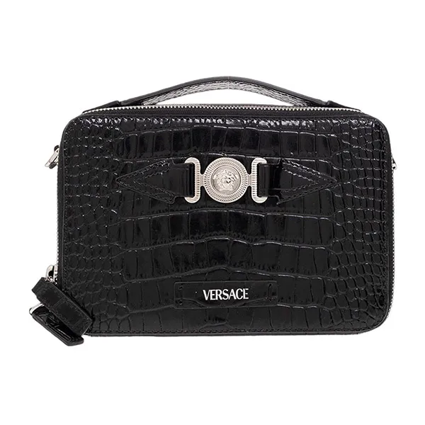 Túi Đeo Vai Versace Medusa Biggie Messenger Bag 1011994A087111B00P Màu Đen